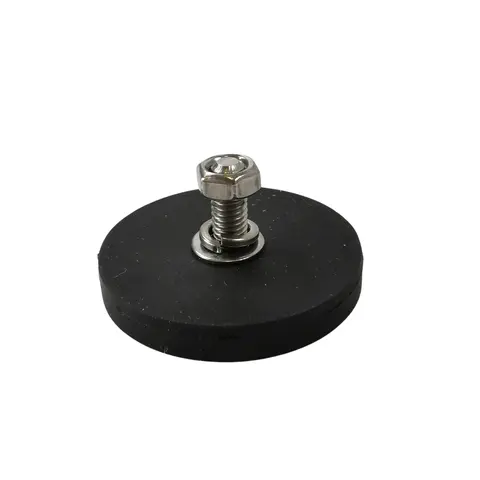 Kraftig gummiert magnet 42 kg styrke M10 Stort bruksområdet | Med M10 bolt tapp