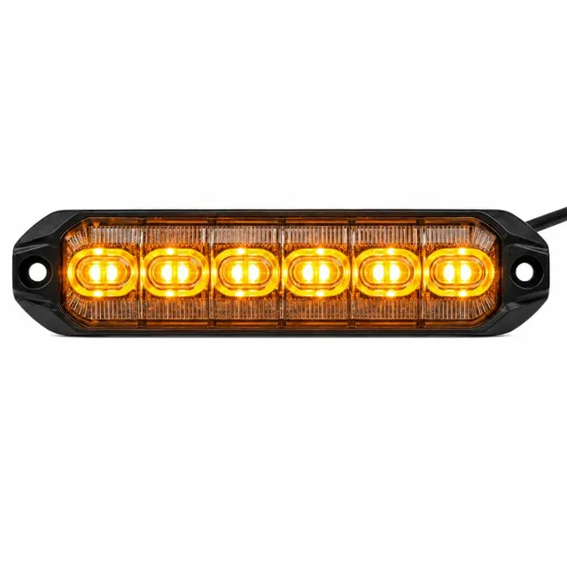 Lumary Dark 6 LED Dual varsellys LED Sotet Orange og hvitt  lys 
