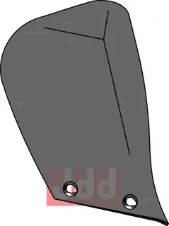 Forplogmoldplate DM121 - h&#248;yre Krone