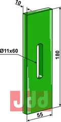 Greenflex plastikk avskraper for pakkevalse