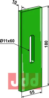 Greenflex plastikk avskraper for pakkevalse