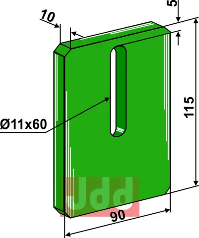 Greenflex plastikk avskraper for pakkevalse