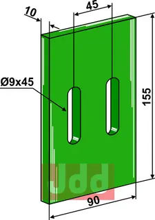 Greenflex plastikk avskraper for pakkevalse