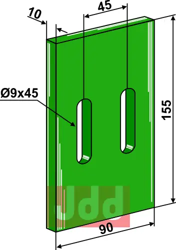 Greenflex plastikk avskraper - JDD Utstyr