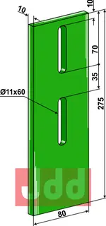 Greenflex plastikk avskraper for pakkevalse