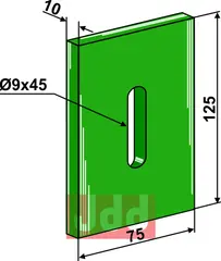 Greenflex plastikk avskraper for pakkevalse