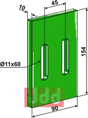 Greenflex plastikk avskraper for pakkevalse