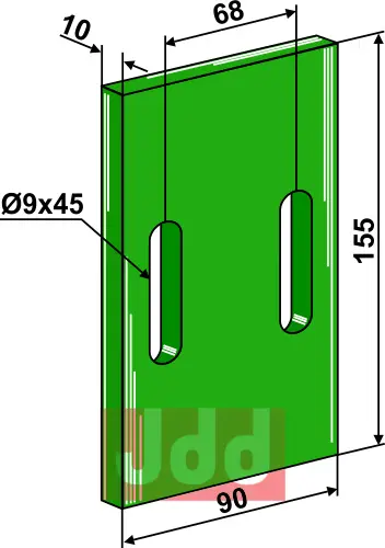 Greenflex plastikk avskraper - JDD Utstyr