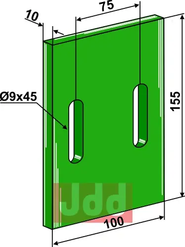 Greenflex plastikk avskraper - JDD Utstyr