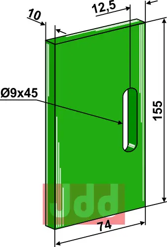 Greenflex plastikk avskraper - JDD Utstyr