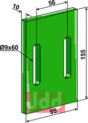 Greenflex plastikk avskraper for pakkevalse