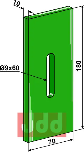 Greenflex plastikk avskraper - JDD Utstyr