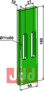 Greenflex plastikk avskraper for pakkevalse