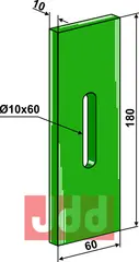 Greenflex plastikk avskraper for pakkevalse