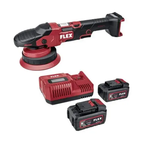 Poleringsmaskin XFE15 150 18.0-EC Set Komplett dual-action kit fra Flex