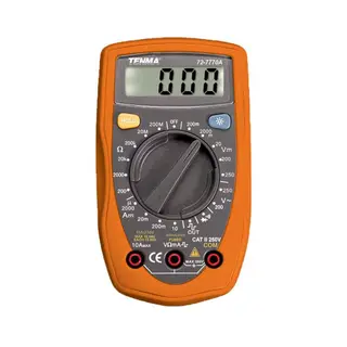 Digitalt håndholdt multimeter med batteri