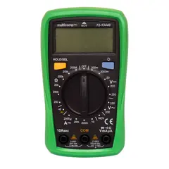 Digitalt håndholdt multimeter med batteri
