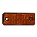Oransje rektangular refleks 96 x 38mm