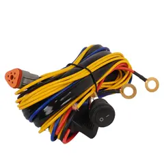 Kabelsett med 1stk 3 polet DT kontakt Smart rele og styrestrøm kabel + parklys