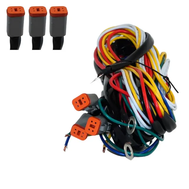 Relê og kabelsett til LEDbar med "plug and play"