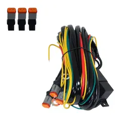 Kabelsett med 2pin DT kontakter for XBB 3 stk DT2 kontakt med parklys ledninger