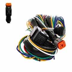 Kabelsett med 6pin  DT kontakt 1 stk DT6 kontaklt for pos og varsellys