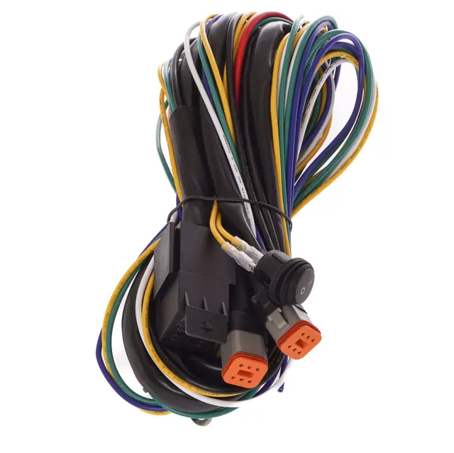 Kabelsett med 6pin  DT kontakt 2 stk DT6 kontakter for pos og varselly 