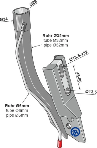 Adapter for sååpner - Bourgault For Bourgault 600-serie