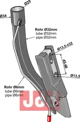 Holder for såskjær - 600 SERIES Bourgault