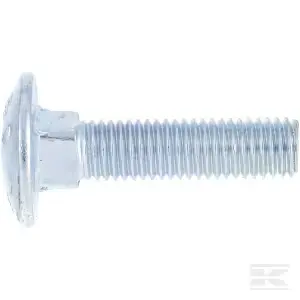 Bolt 8.8 M16 X 50mm med mutter - JDD Utstyr