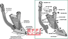 Komplet sett m. Spiss & holder Bourgault