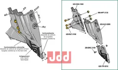 Komplet sett m. holder & Spiss Bourgault