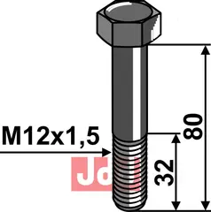 Bolt M12x1,5x80 - 10.9 Irus