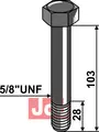 Bolt til Bomford, Mc Connel, Twose 5/8''UNF - Kvalitet 8.8