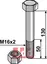 Bolt M16x2x130 - 10.9 Kuhn/Votex