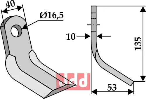 Y- kniv - JDD Utstyr