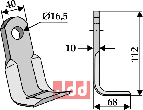 L-kniv - JDD Utstyr