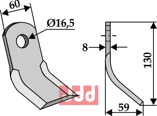 Y- kniv - JDD Utstyr