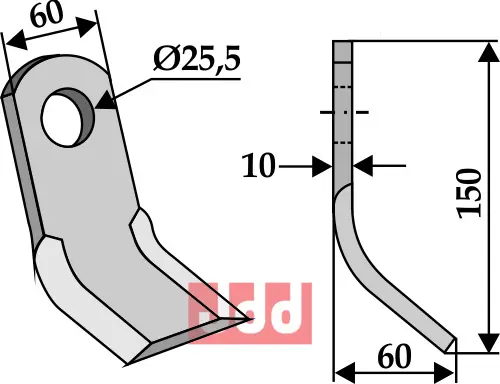 Y- kniv - JDD Utstyr