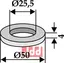 Skive Ø50x4xØ25,5 Agrimaster/Maschio / Gaspardo