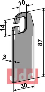 Beluftningskniv Amazone/Fehrenbach