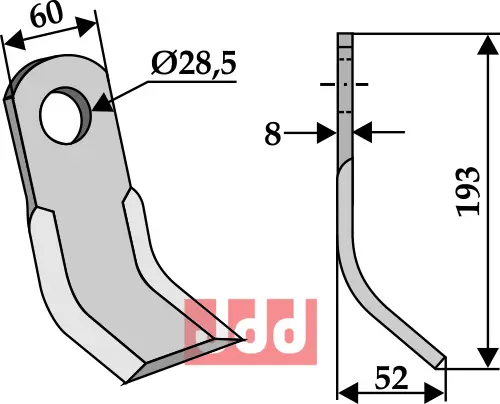 Y- kniv - JDD Utstyr