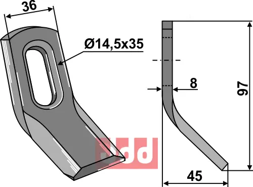 Y- kniv - JDD Utstyr