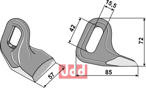 Hammerkniv 57mm - JDD Utstyr