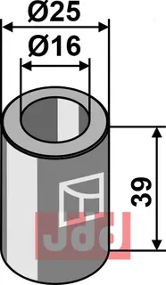 ForingØ25x16xØ39 Bomford