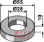 Skive Ø55x10xØ28 Berti