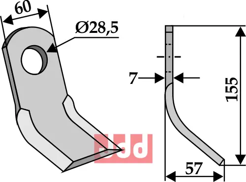 Y- kniv - JDD Utstyr