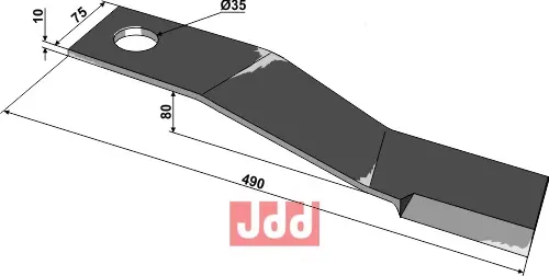 Kniv 490mm - JDD Utstyr