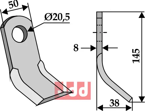 Y- kniv - JDD Utstyr