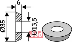 Skive Ø35x6xØ13,5 Doppstadt/Epoke